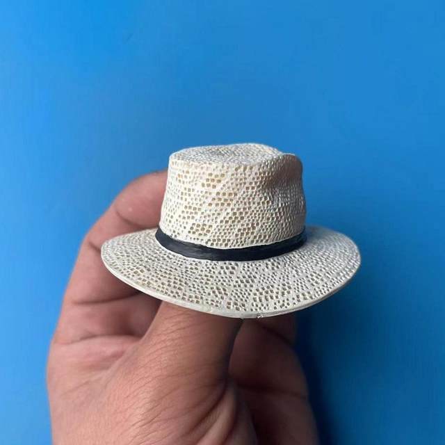 1/6 Mini Western Hat Pretend Play Props Miniature Doll Hat Western Doll Cap Action Figure Accessory for 12