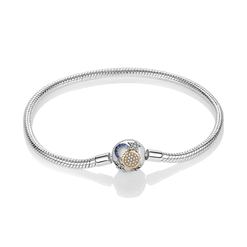 thumbnail image 1 of NUEVO 925 Chapado en plata HEROCROSS Colección de dibujos animados Oso Charm Bead Colgante Fit DIY Pandora Mujer Pulsera Regalo de joyería original, 1 of 5