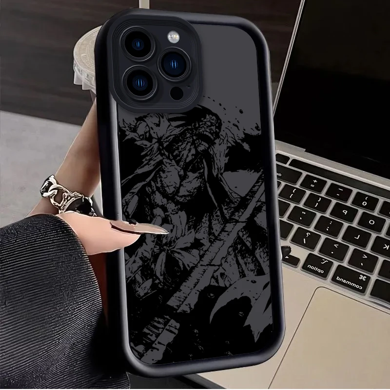 Bleach Anime Liquid Soft Silicone Shockproof Phone Case Cover