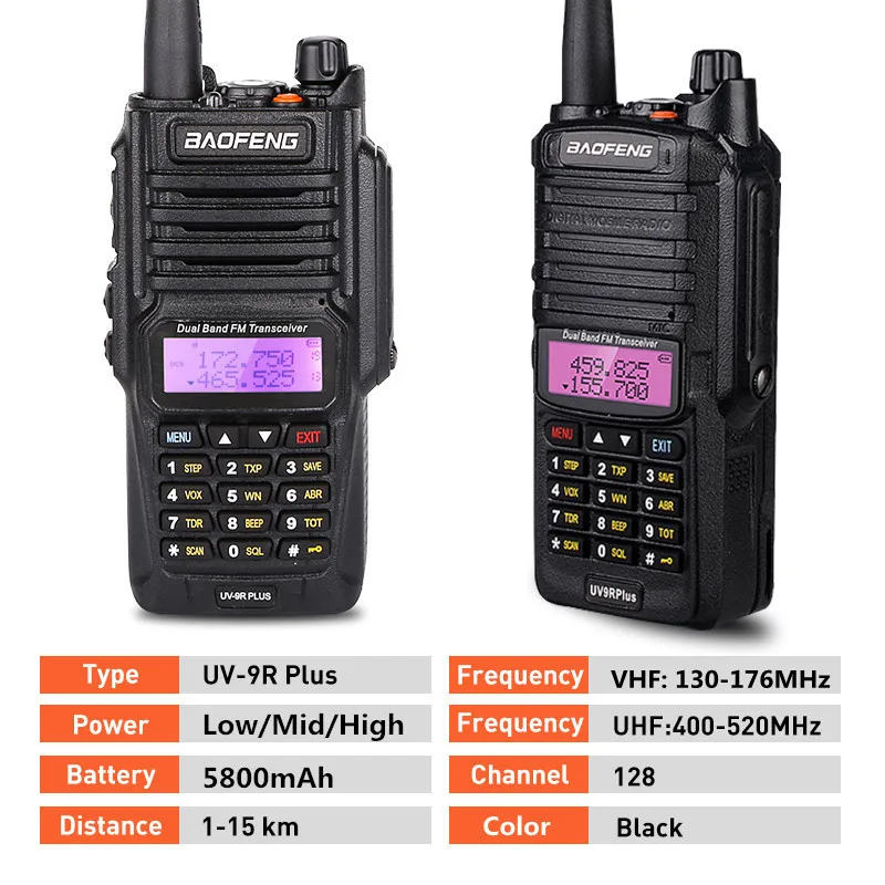 Рисунок 5 - Baofeng UV9R Plus IP67 водонепроницаемая