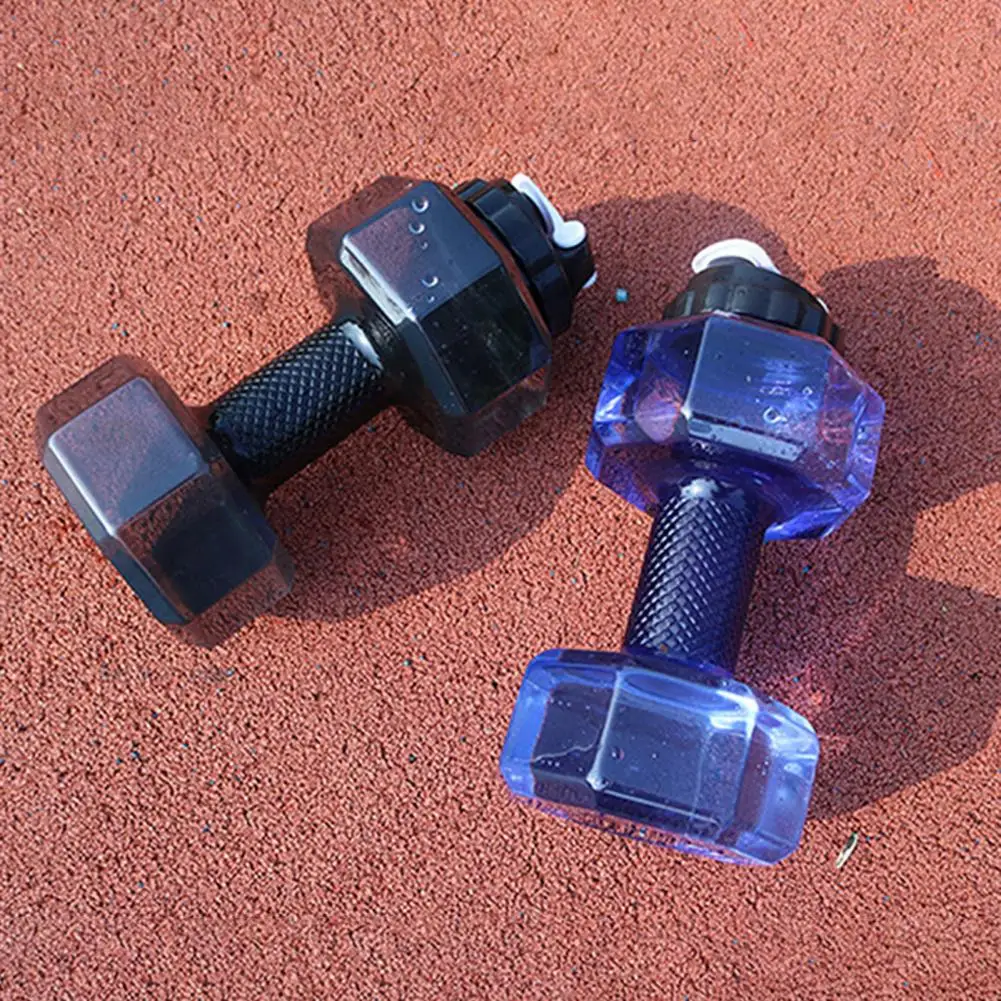 2.6L Sports Dumbbell Shaped Kettle Sport Water Bottle Outdoor Indoor Fitness Cycling Water Bottle Camping Cold