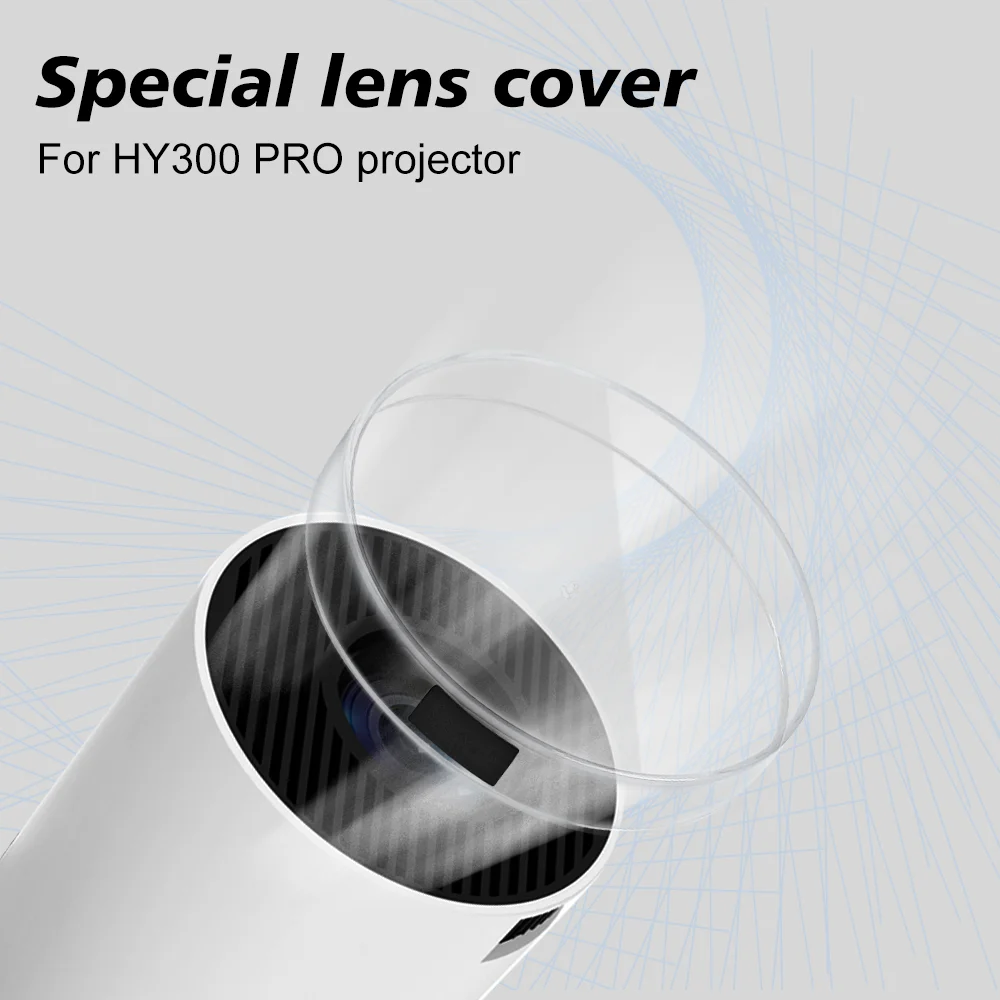 HY300Pro Projector Lens Protection Cover Fully Transparent Avoid dust Special For HY300pro Projector