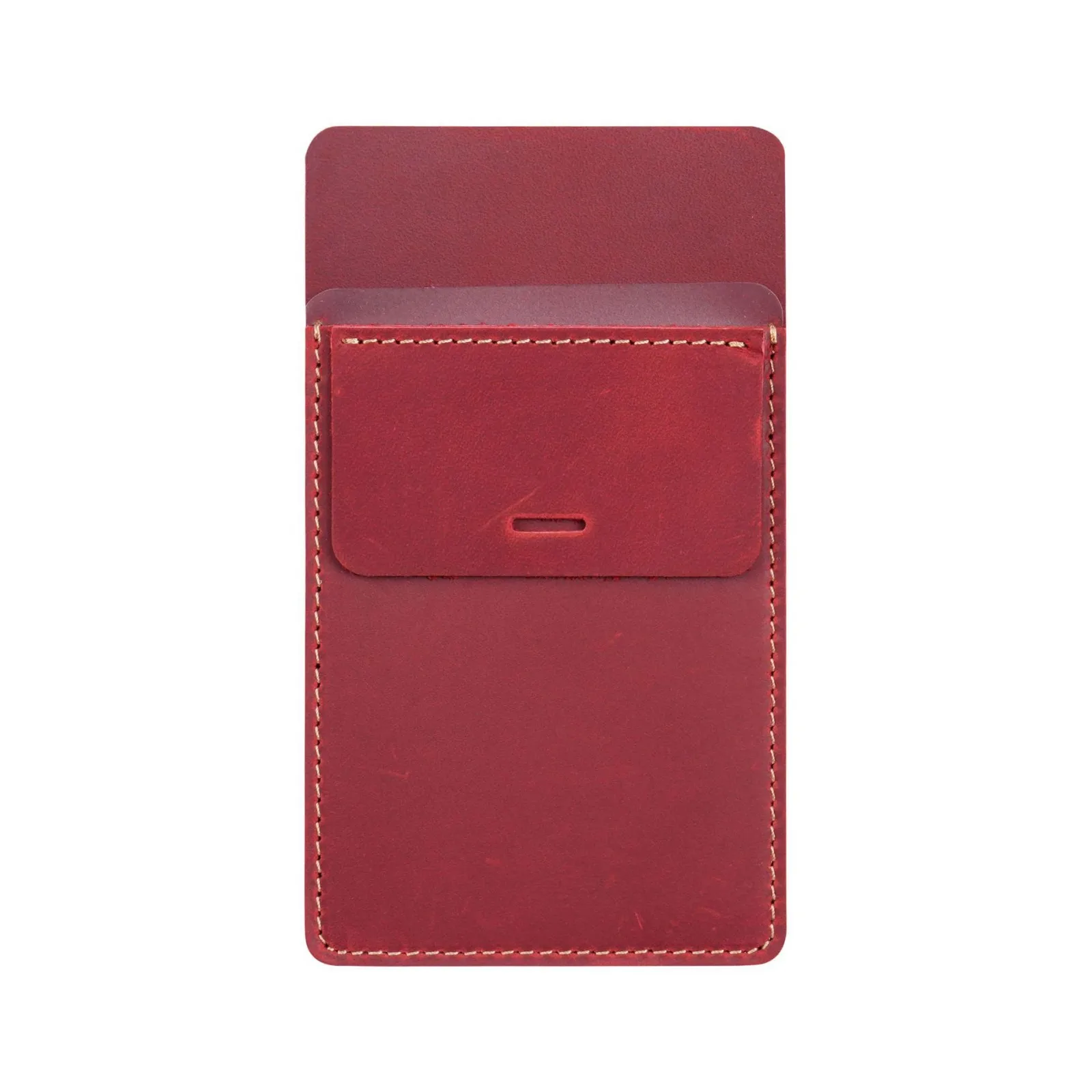 Handcrafted Leather Pen Pouch - Portable Stationery Organizer for Office & Hospital Supplies