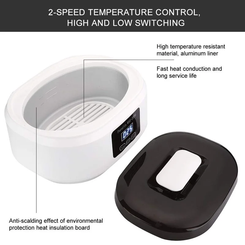 Hands and Feet Mask Warmer Paraffin Wax Bath Heater Machine Moisturizing Hydrating Kit Hand Waxing Spa Smooth and Soft Skin Care 3