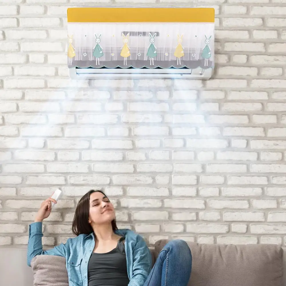 Air Conditioning Dust Cover Split Ac Cover Home Apartment Protective Covers