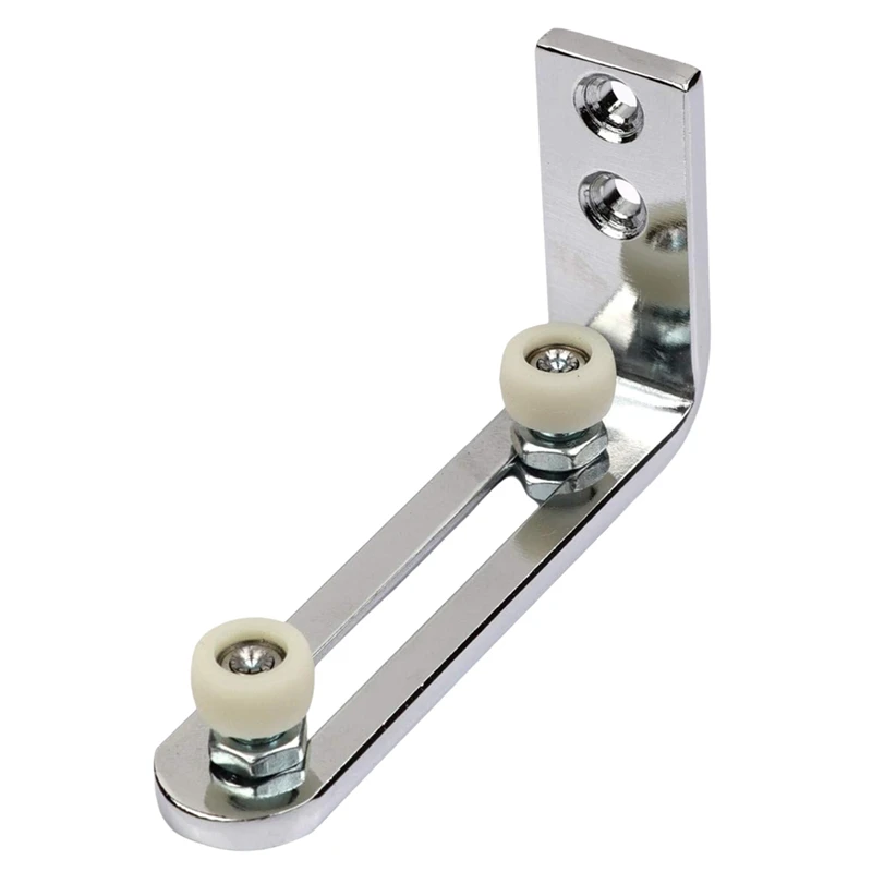 VEHO-Barn Door Floor Guides, Bottom Flooring Frame Support With Smooth, Quiet Bearings, Adjustable Roller Sliding Stay