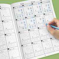32 Pages Child 2 Digit Math Multiplication Exercise Book Math Arithmetic Practice Workbook for Grade 3-5 of Primary School 2
