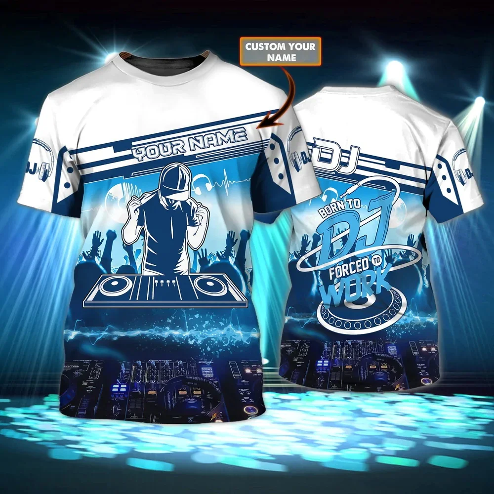 PLstar Cosmos Neueste Sommer männer Musik T-shirt DJ Live disco Personalisierte Name 3D Gedruckt t-shirt Unisex Hip Hop Tops DW146 – Detail 8