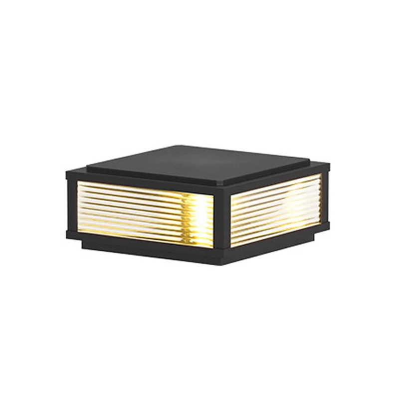 Vecli Outdoor Hof Lampe Wasserdichte Garten Säule Wand Scheinwerfer 4