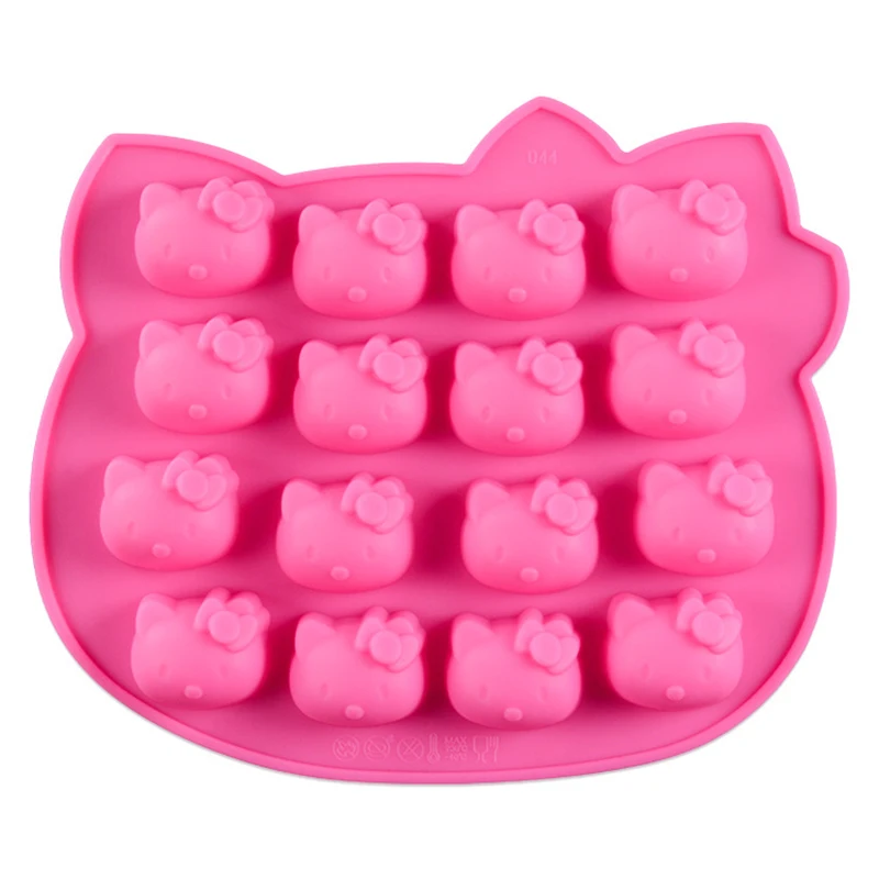 16-hole Cartoon Cat Silicone Mold Car Gypsum Mold DIY Wax Sheet Handmade Soap Home Wardrobe Aromatherapy Decoration