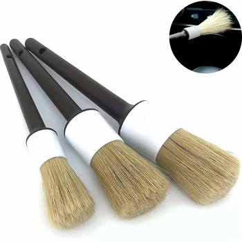 3-Piece Boar Detailing Brushes 1