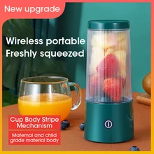 

Portable Blender Cup Fruit Juice Press Electric Blender Kitchen 350ml Mini Mixer Lemon Squeezer Orange Juicer Smoothie Blender