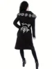 Fashion Trend Ladies Punk Moon Pattern Printing Long-sleeved Cardigan Sweater Long Style 5