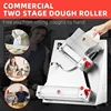 Pizza Dough Roller Sheeter, Max 12", Automatic 370W Electric Pizza Dough Roller, Stainless Steel, Suitable for Noodle 3