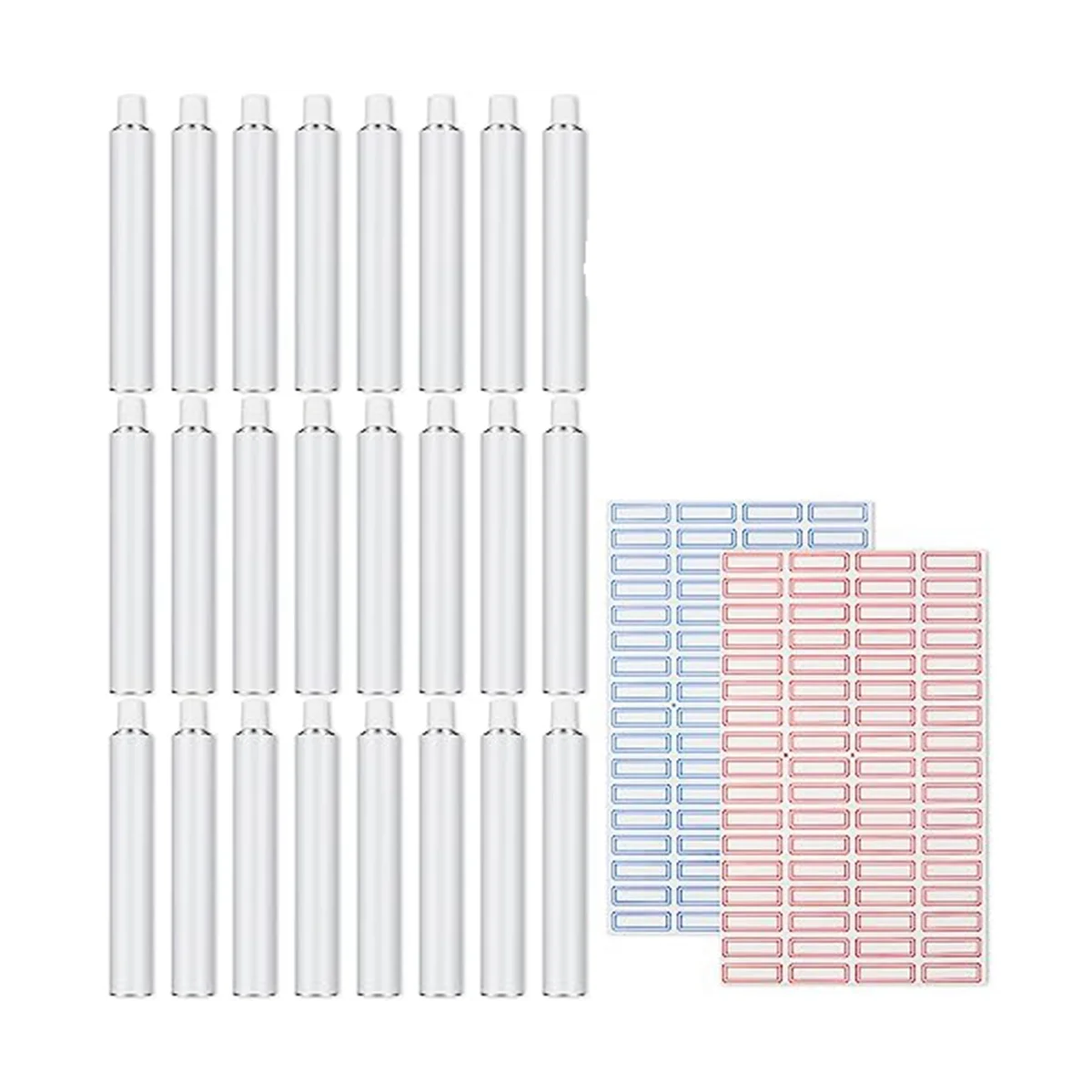 

24 Pcs Empty Aluminum Paint Tubes 20 Ml Paint Tubes for Making Paint and Store Remaining Paint Acrylic Oil