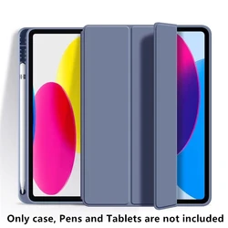 Sleek Protective Case with Pencil Holder and Stand for iPad Pro 11 (2024 Edition) (Lilac)