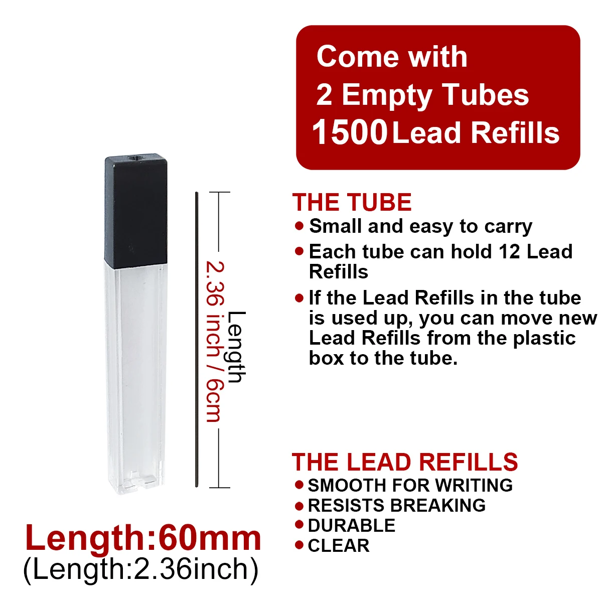 0.3mm HB Pencil Leads 3
