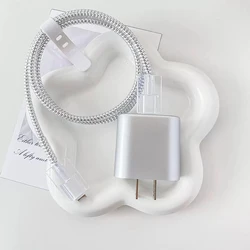 Charger Case and Cable Organizer Kit with Protector and Cover (Silver)