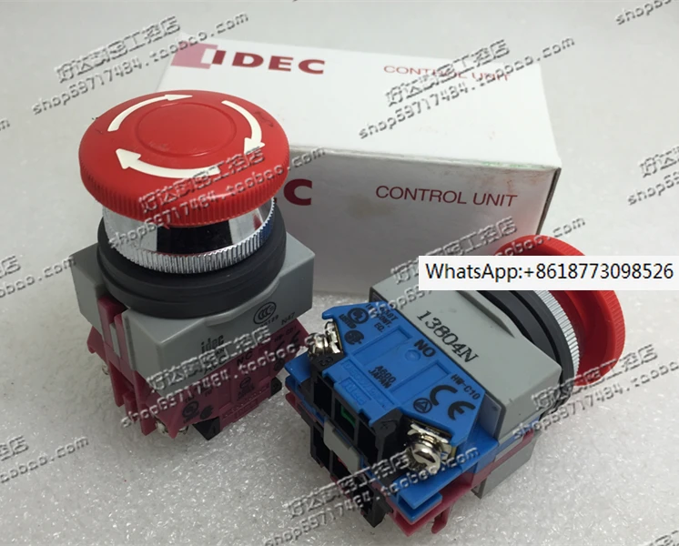 

Original genuine Hequan IDEC hole 25 emergency stop button emergency stop switch AVS311NR spot special price