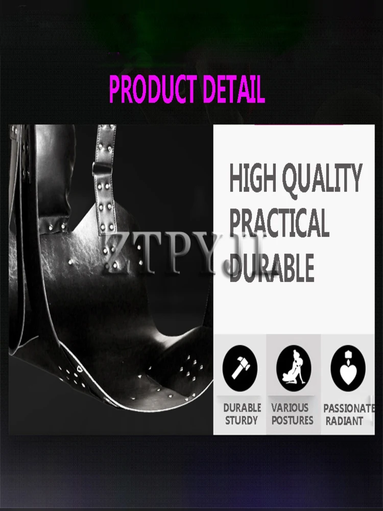 Sex Swing Sex Sofa Genuine Leather Chair High Quality Furniture Cushion Columpio Toys For Sexxx Couples BDSM Sexshop 18