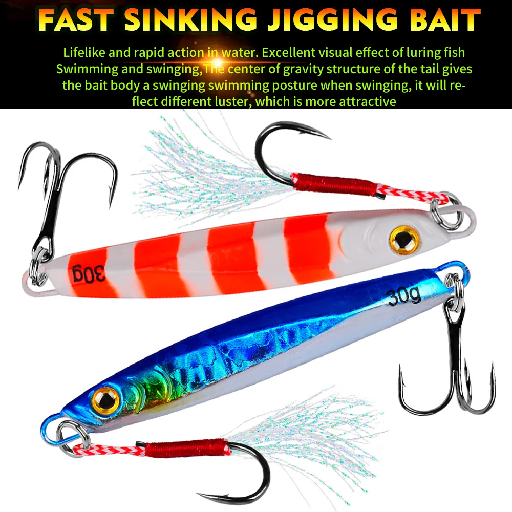 Lures Fishing 7g/10g/15g/20g/30g Sinking Pencil Minnow Freshwater