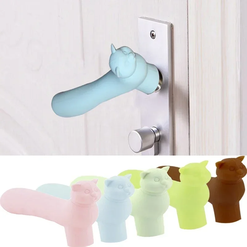 

Silicone Doorknob Safety Cover Home Door Handle Knob Guard Protector Baby Child Protector Anti-collision Protection Handle Cover