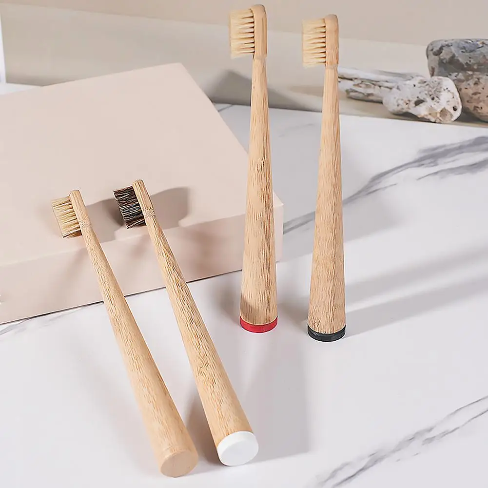 Eco-Friendly Bamboo Toothbrush with Soft Bristles for Sensitive Teeth and Gum Care