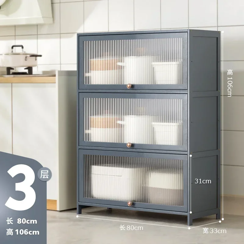 Accent Dish Cabinet Corner Cabinet Shelf Nordic Prefab Kitchen Cabinets Storage Modern Cocina Muebles Italian Furniture