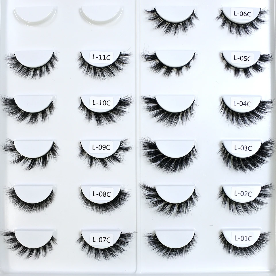 Red Siren Cat / Fox Eye Lashes Nuovo Arrivo Natural Wispy Winged Mink Lashes Makeup