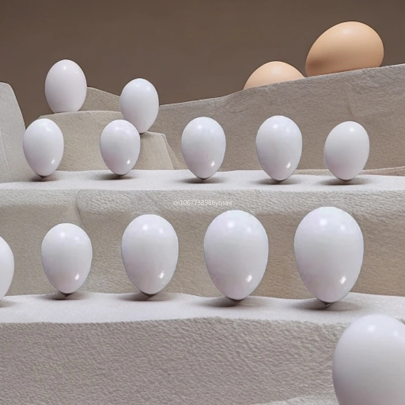 Plastic Lifelike Simulation Bird Eggs Pigeon Quail Fake Egg Aviculture Tools Nest Hatching Eggs accesorios para pajaros 10/1Pcs bird eggs