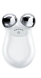 Revitalizing Stainless Steel Dual - Head Facial Massager for Skin Lifting and Firming (WHITE)