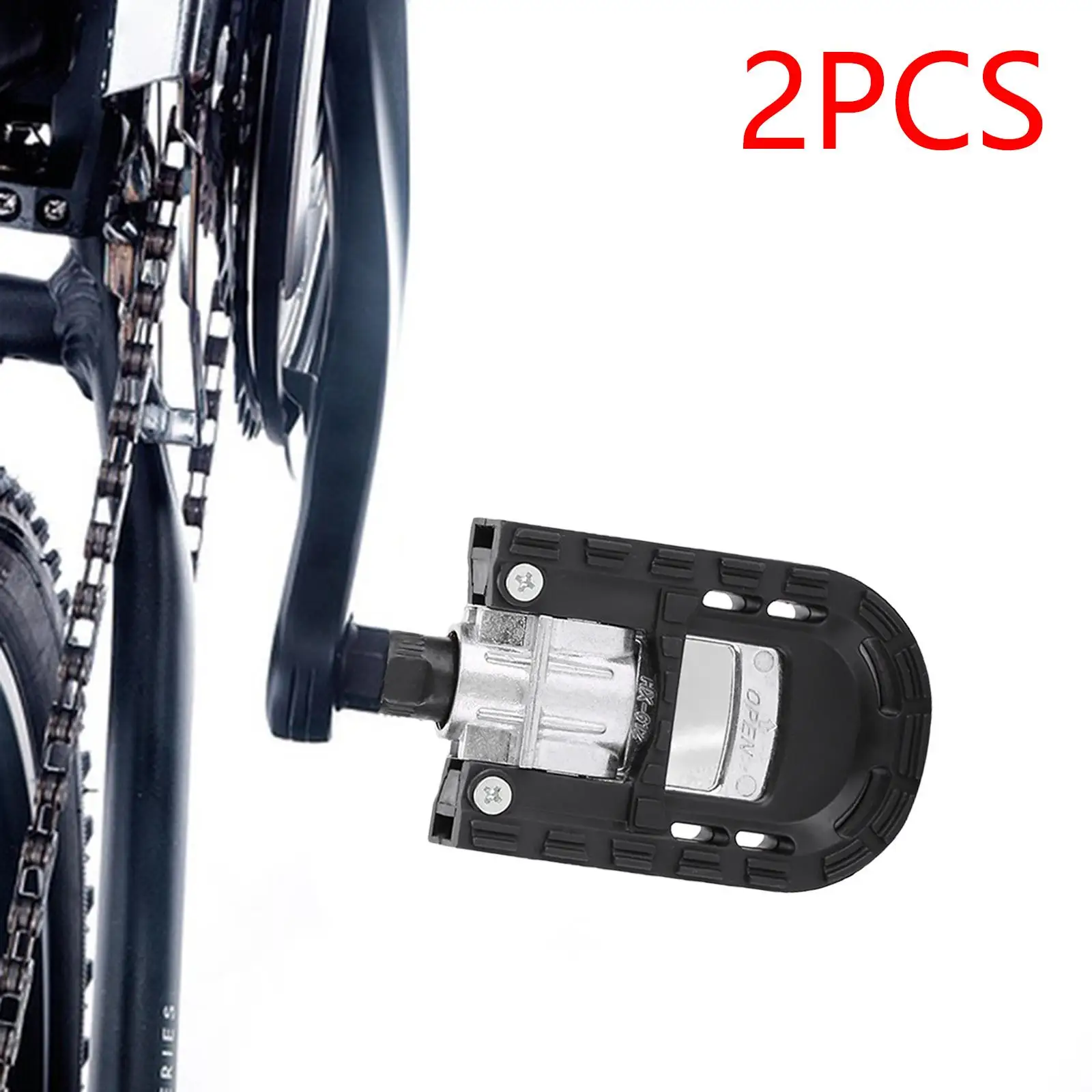 

Bicycle Folding Pedals Metal Bicycle Accessories Bike Foldable Pedals for
