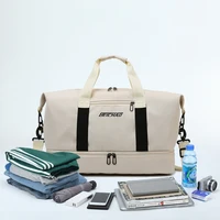 Sac de voyage extensible pour femmes, sac à main de sport, sac de Fitness, grande capacité, sac de nuit pour week-end à une épaule 3