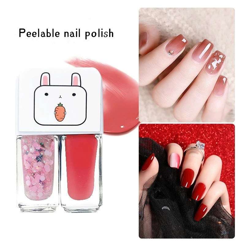 Hot Sale Makeup MAXFINE Two tone Water based Nail Polish Set Wholesale