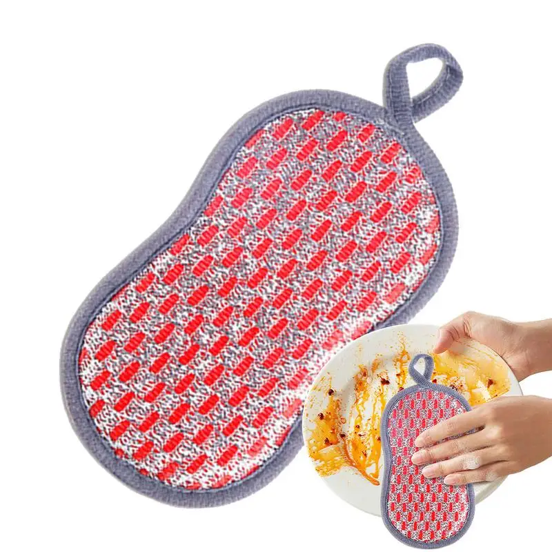 

Dish Sponge Double Sided Sponge Scrubber Sponges For Dishwashing Scouring Pad Cleaning Tool Kitchen Cleaning Sponge Dish Cloth