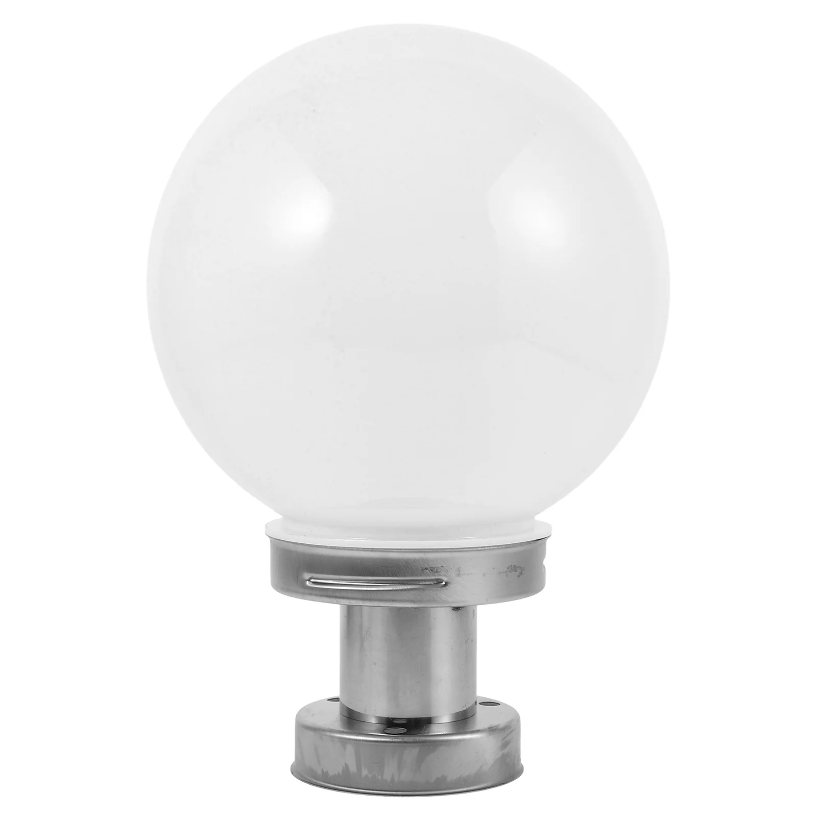 

Fence Lampshade Globe Street Cover Fashion Household Light Patio Shades for Wall Stainless Steel Plastic Replacement Fixture