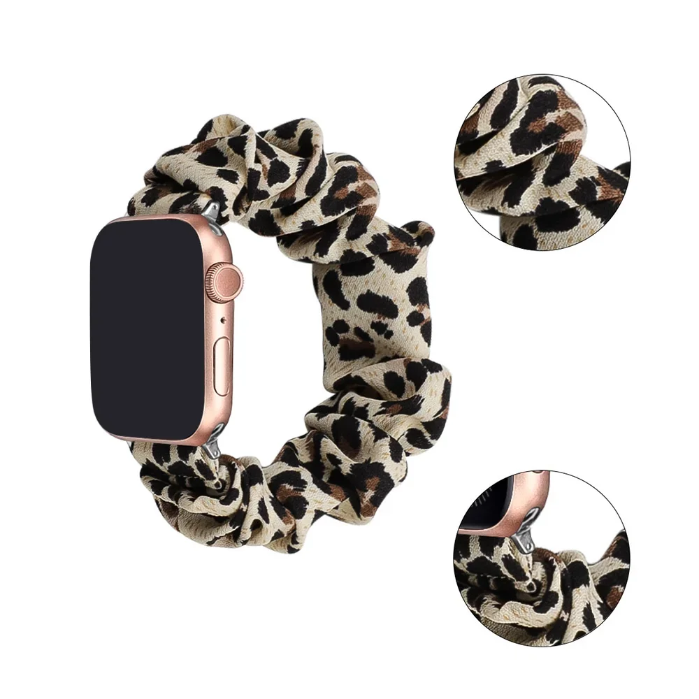 Printed Elastic Scrunchie Watch Strap