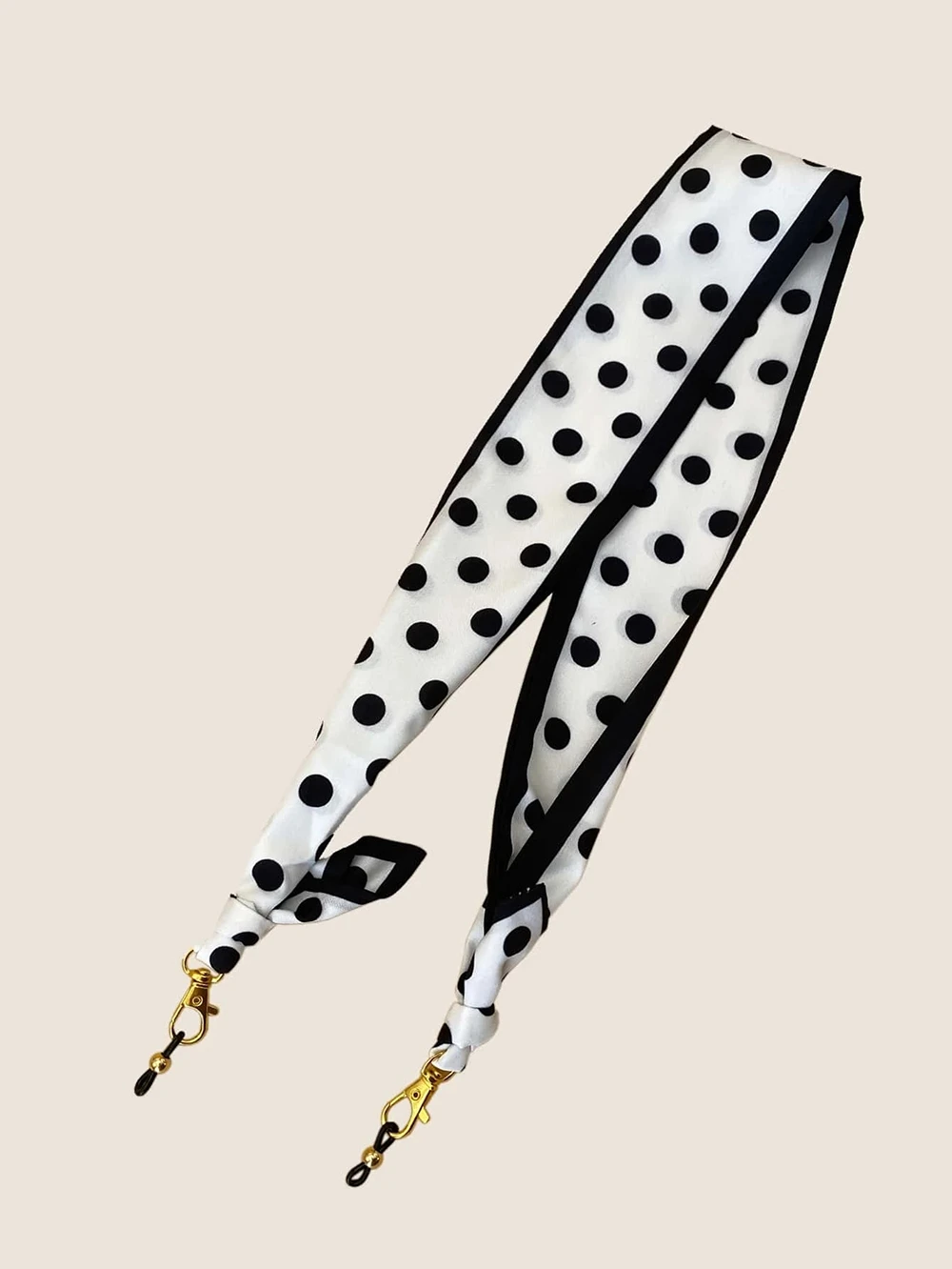 Neue Acryl-Nylon-Seil Winddichte Maskenkette Lanyard Bedruckter Seidenschal Glamouröse Brillenkette Halsband Brillenzubehör – Detail 16
