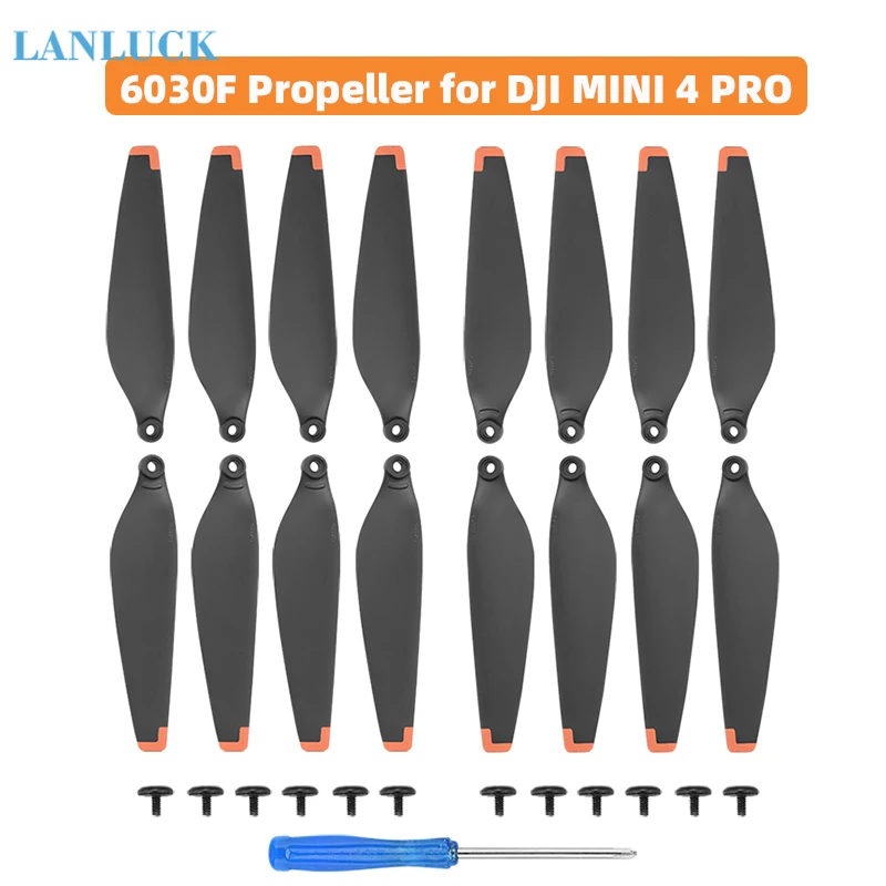 

2/4Pair 6030F Propeller for DJI Mini 4 Pro Low-Noise Quick-Release Blade Light Weight Wing Fans Repair Parts Accessories