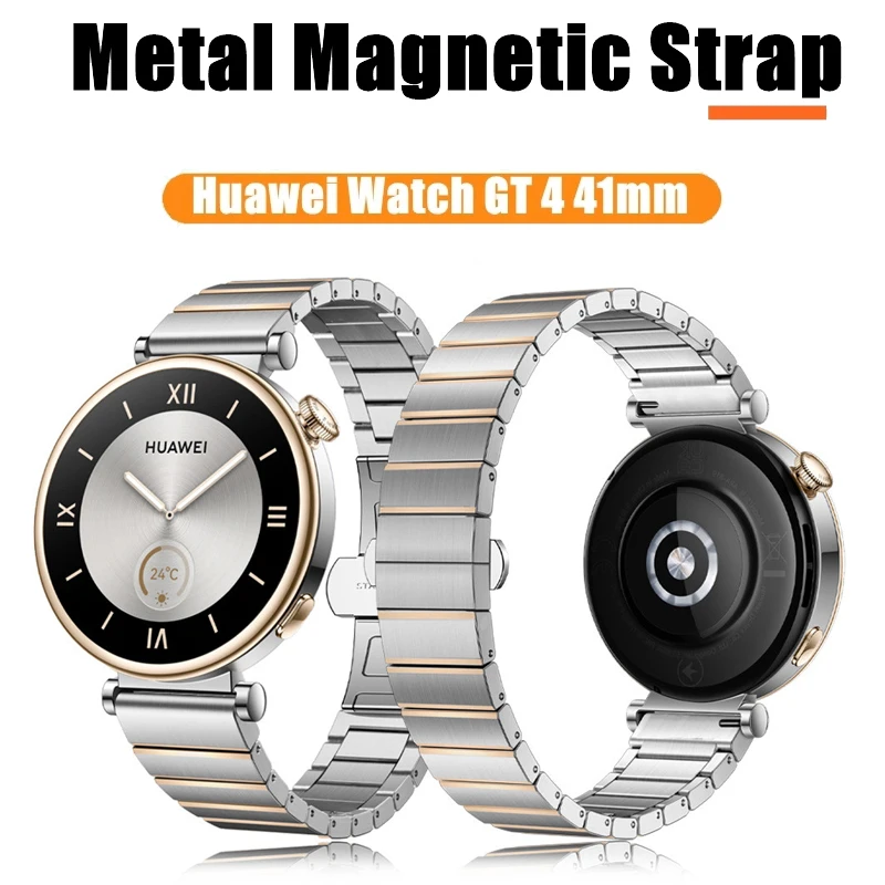 18mm Stainless Steel Strap for Huawei Watch GT4 41 Metal Wrist