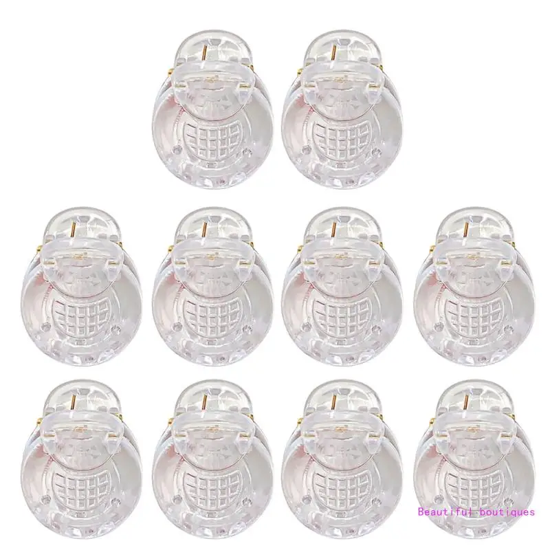 

10 Pack Acrylic Hair Pins DIY Hair Accessories Hair Clamp Hair Barrette Clear Hair Grips Acrylic Material for Children DropShip