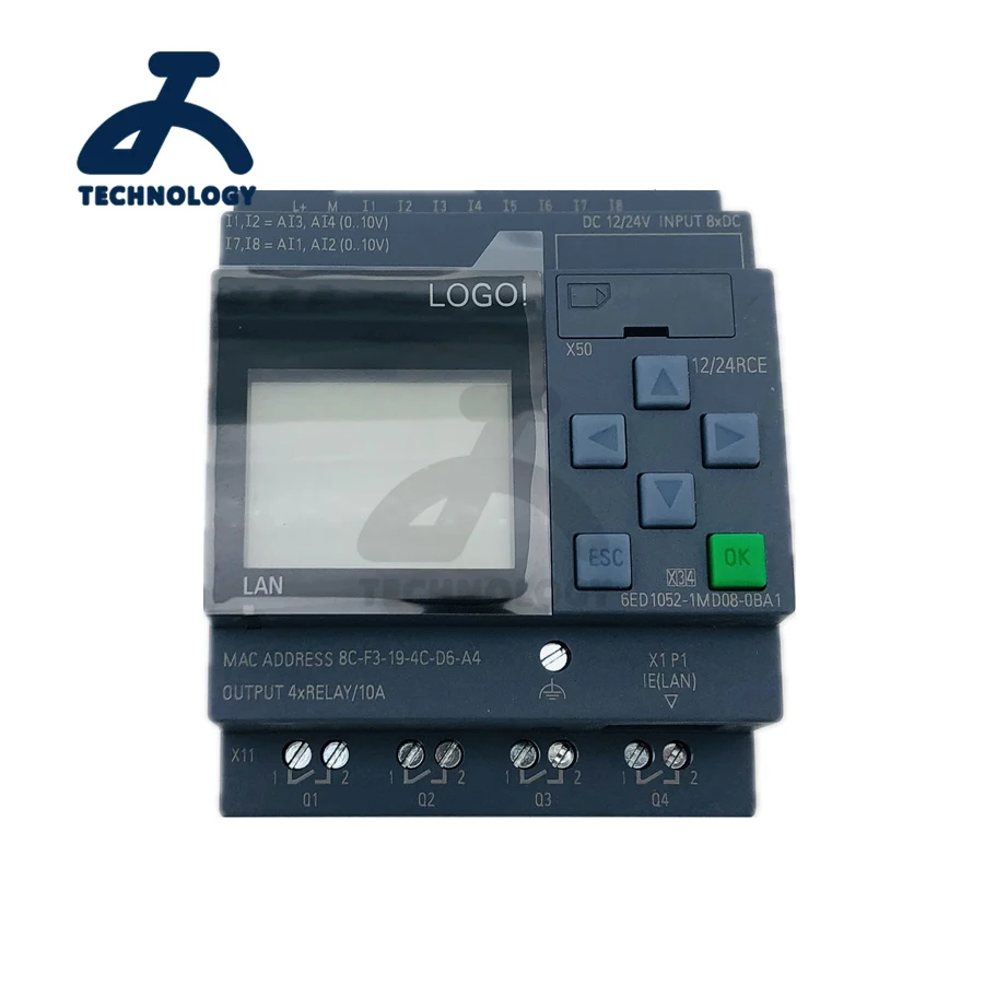 Modulo Logo Plc Originale 8 12/24Rce 6Ed1052-1Fb08-0Ba0 6Ed1052-1Cc08-0Ba0