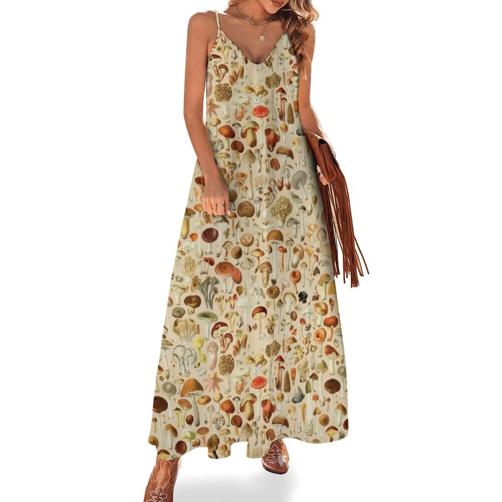 Vintage Mushroom Designs Collection Sleeveless Dress dress summer birthday dress dresses for woman 2024