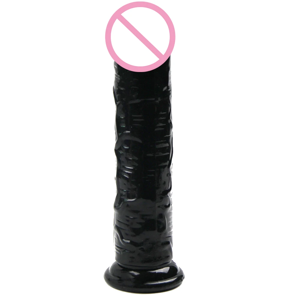 Erotic Soft Jelly Dildo Anal Butt Plug Realistic Strong Suction Cup Adult Toys G-spot Orgasm Big Penis Sex Toys Woman
