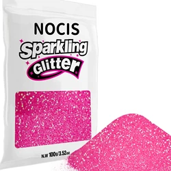 Iridescent Hot Pink Fine Glitter - 100g/3.5 oz for Crafts and Decorations (WMSG57 - 05)