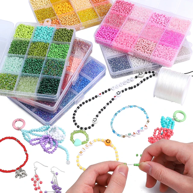6000PCS Colorful Rice Bead Set 6
