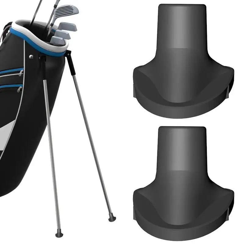 

2pcs Golf Bag Leg Feet Attachable Stand Feet For Golf Bag Durable Rubber Golf Bag Feet Attachment Golf Players Bags Stand