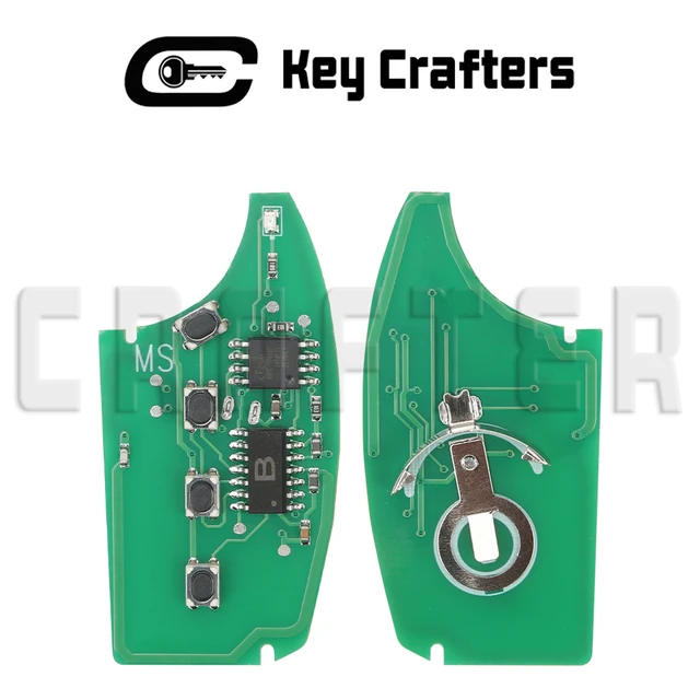 กุญแจรีโมทรถยนต์แบบพับได้ รุ่น Key Crafter SY5AERGE04 95430-R1100 433.92 FSK 4A ชิป PCF7939MA สำหรับรถยนต์ฮุนได HB20 ปี 2019-2022 ใบมีด HYN14R 4