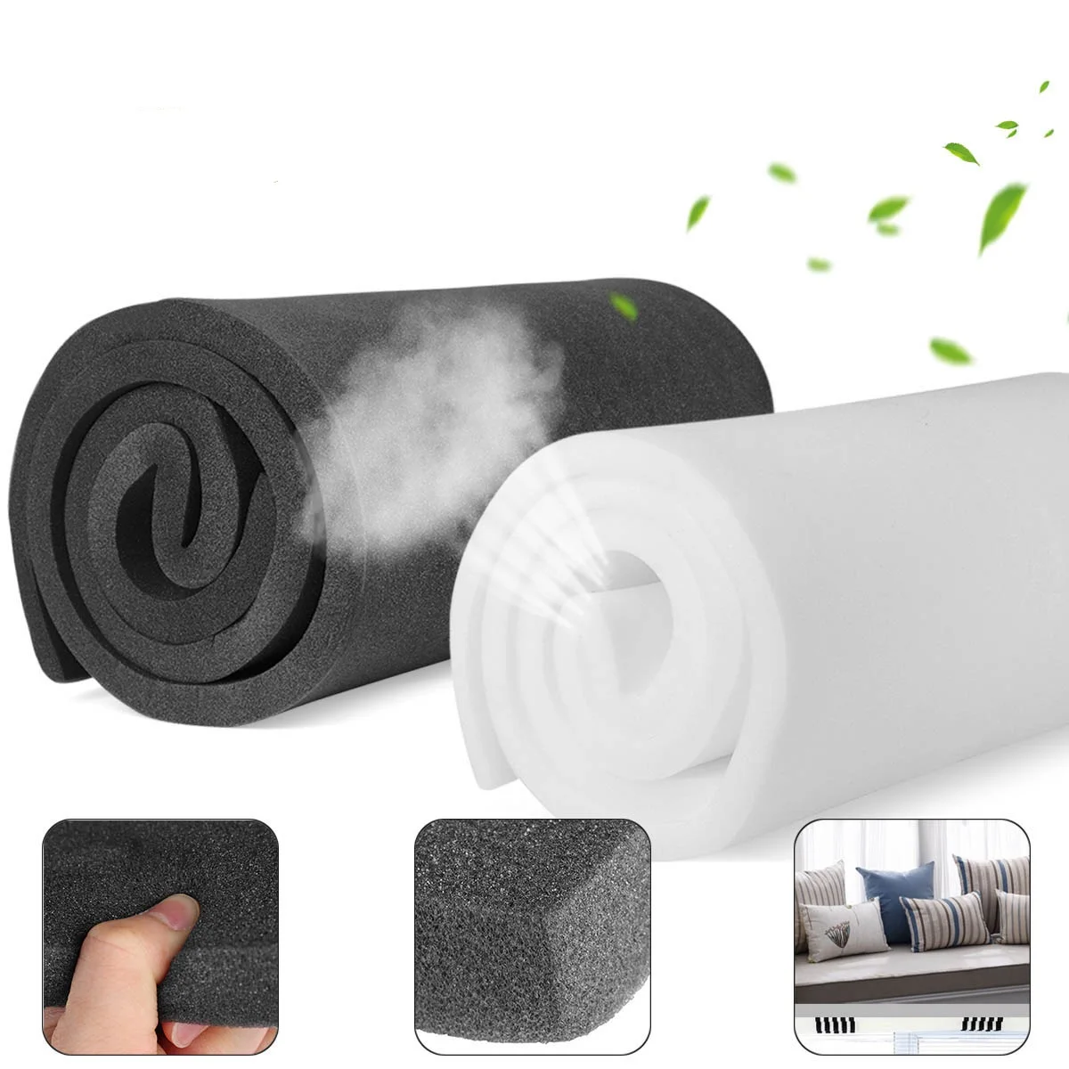 1pcs 200x50cm High Density Sofa Seat Foam Cushion Sheet Replacement Upholstery Pad Cushion Pad 3