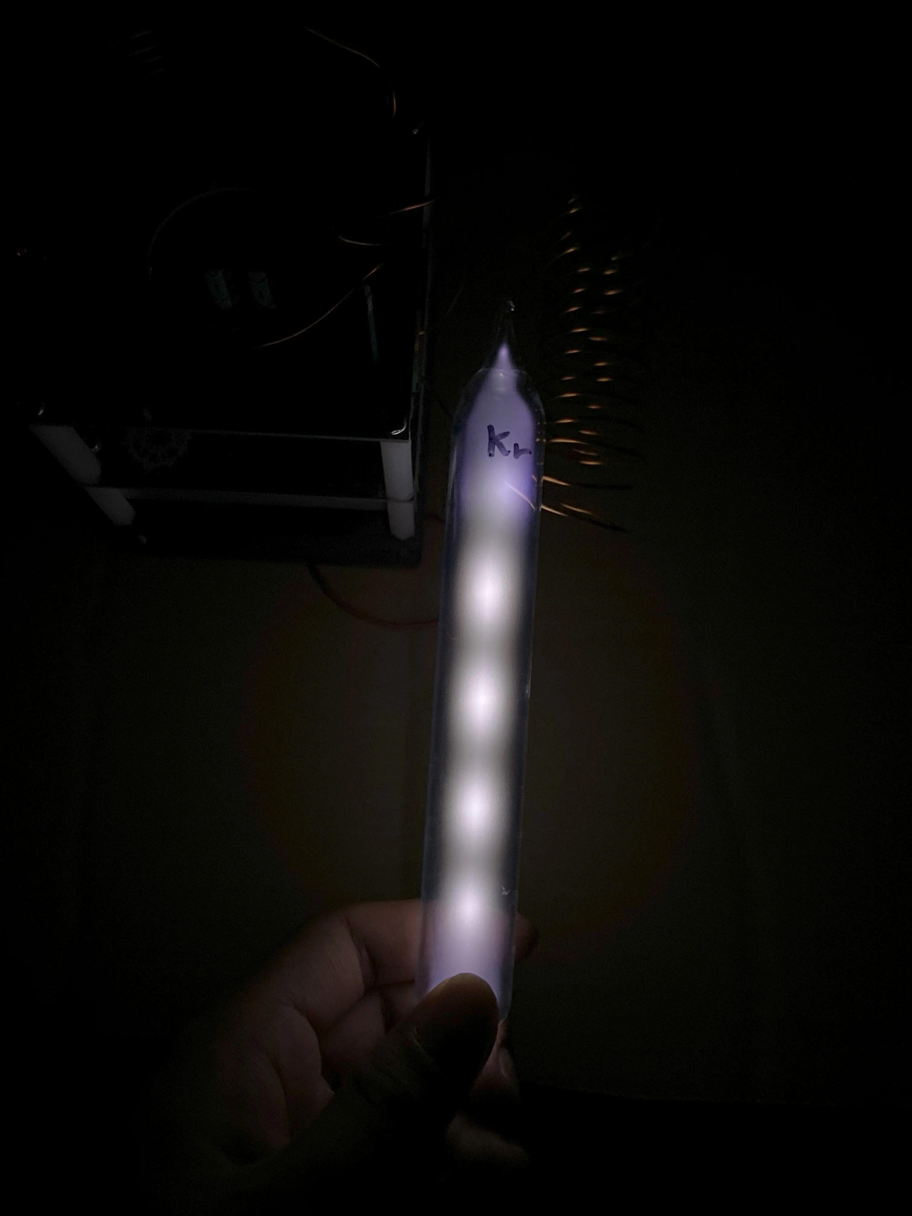 Noble Gas Glowing Tubes Element Collection Magic Glowing Tube Helium Neon Argon Krypton Xeono Pure Gas noble gas tubes